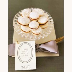 BASE DE CRISTAL CON ALFAJORES