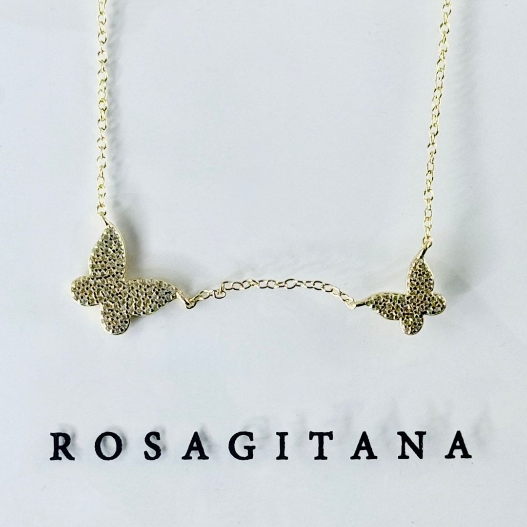 COLLAR MARIPOSA SIEMPRE JUNTAS ROSAGITANA - Imagen 2