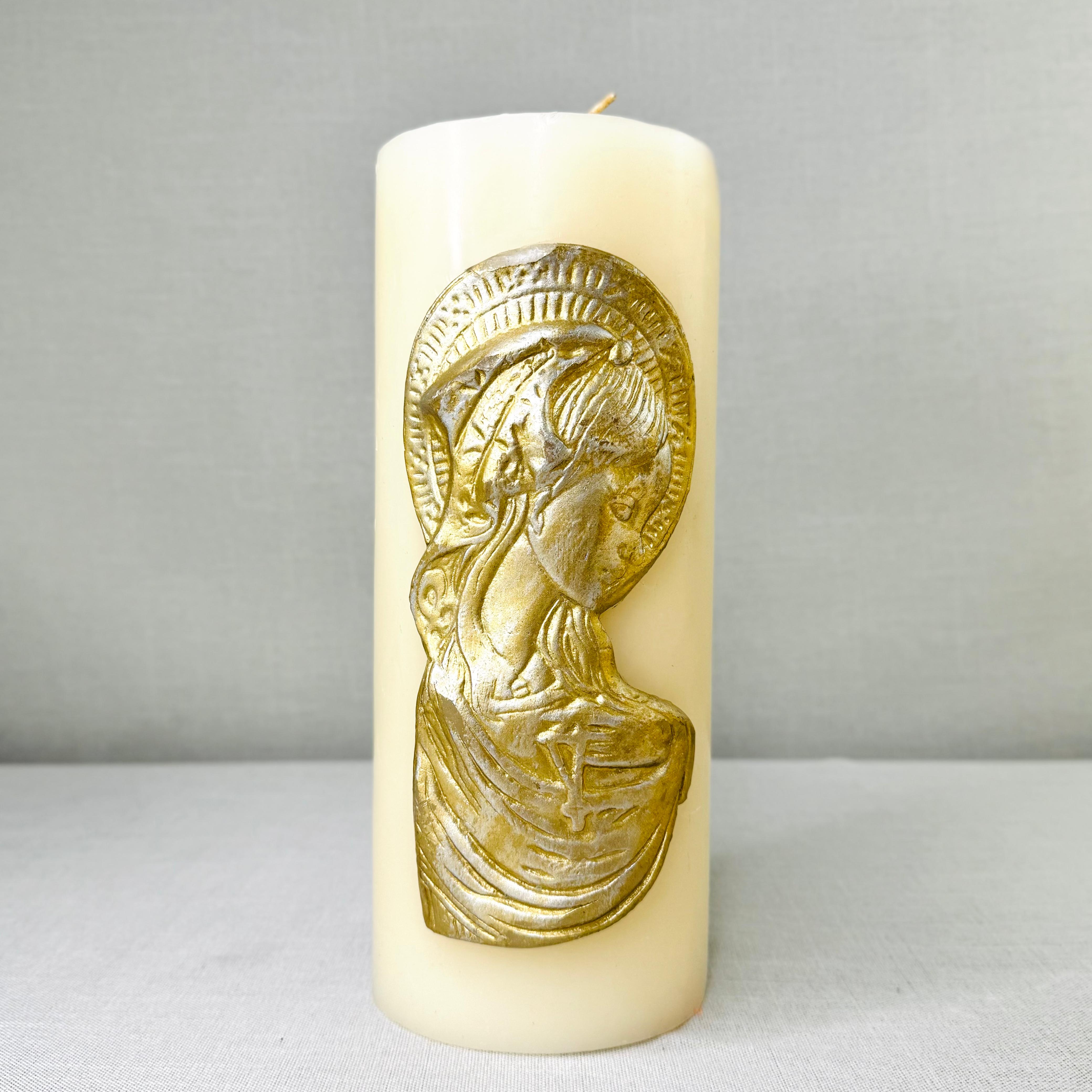 Cirio Virgen Abrazando su manto